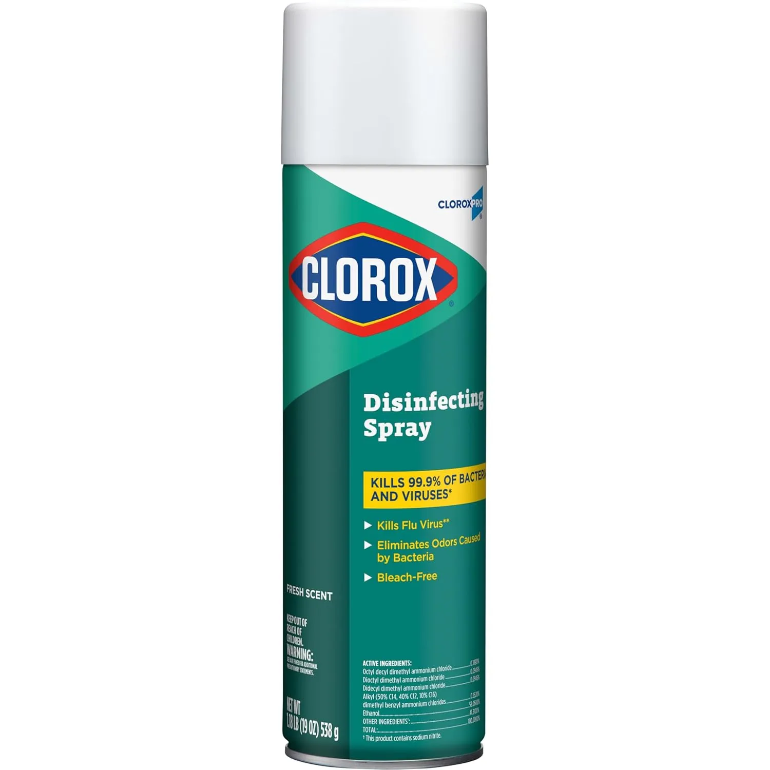 CloroxPro Disinfecting Spray, Fresh Scent, 19 Ounces (Packaging May Vary)