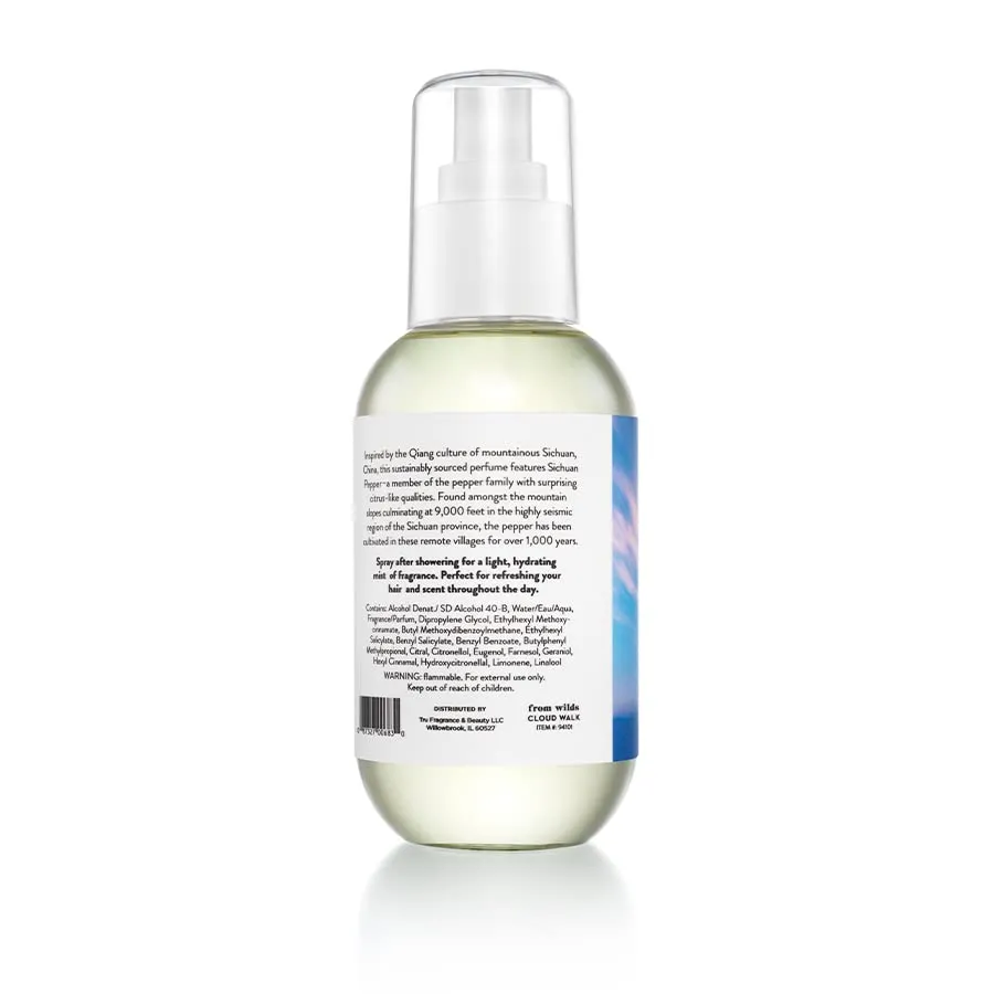 Cloud Walk Hair and Body Mist - Sustainably Sourced Fragrance From China - Clean & Cruelty-Free | 6 fl oz