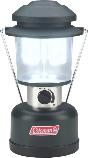 Coleman 390 Lumens Twin LED Lantern 4 Lifetime LED Bulbs Provide Efficient & Energy-Saving Light Customizable Brightness Settings & Water-Resistant Design