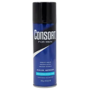 C'on-sort Unscented Extra Hold Hair Spray for Men, Shine Enhancing, Fast-Drying Formula, 8.3 oz (pack of 1)