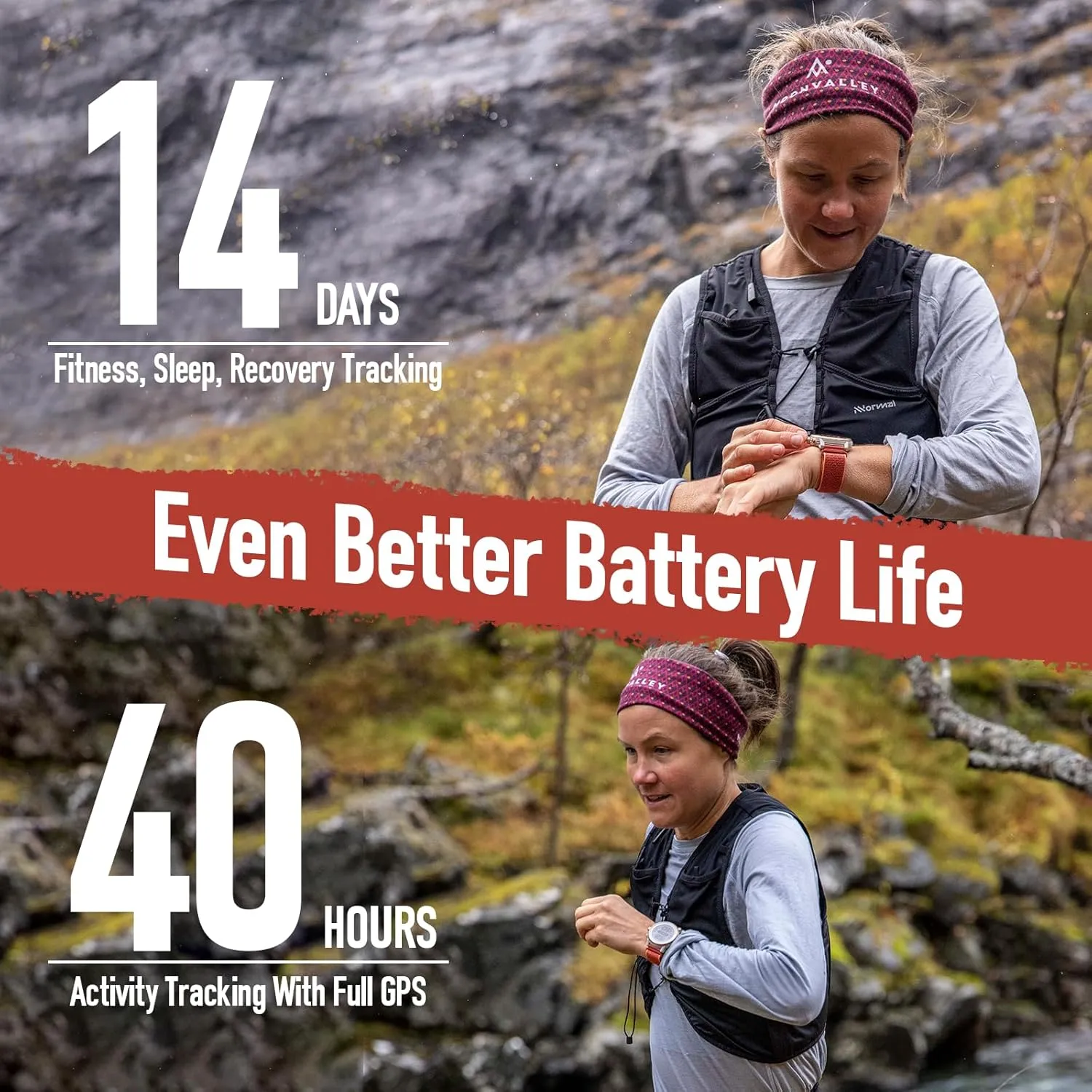 COROS APEX 2 GPS Outdoor Watch,1.2" Sapphire Screen,14 Days/40 Hours Battery Life, 5 Satellite Systems, Offline Maps, Heart Rate Monitor, Music, Multisport, Training Plan and Workout-Dusty Pink