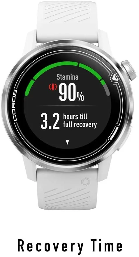Coros APEX Premium MultiSport GPS Watch (White, 46mm) w/ HRM, 35h Full GPS Battery, Sapphire Glass, Barometer  2200 mAh Power Bank Bundle