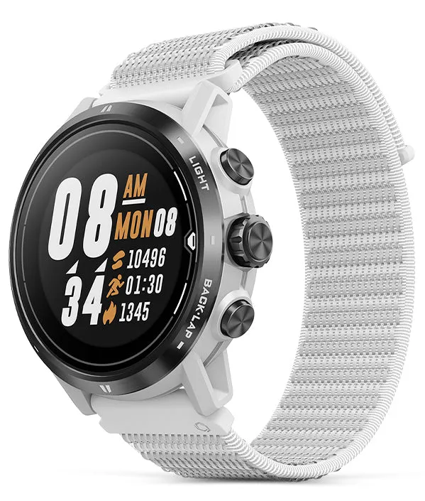 COROS APEX Pro Premium Multisport GPS White Watch with Accelerometer, Gyroscope and Compass