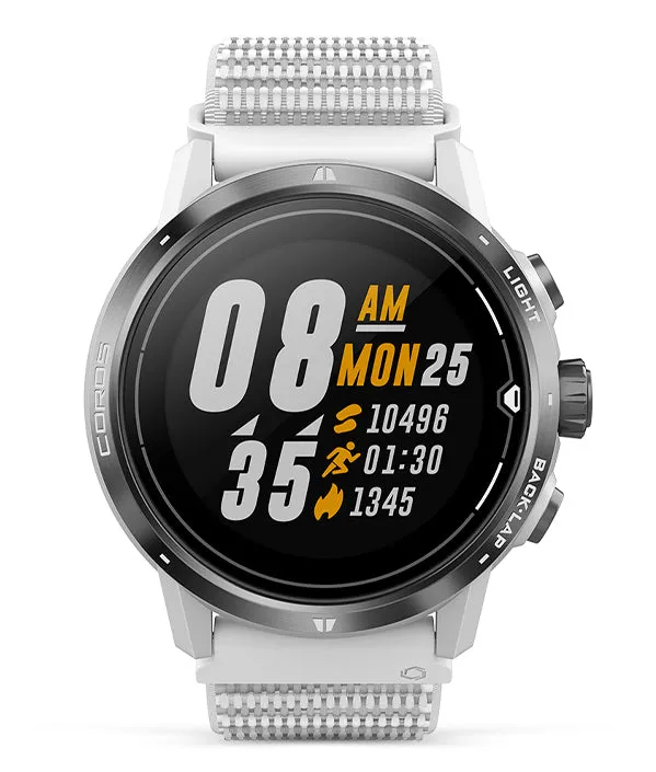COROS APEX Pro Premium Multisport GPS White Watch with Accelerometer, Gyroscope and Compass