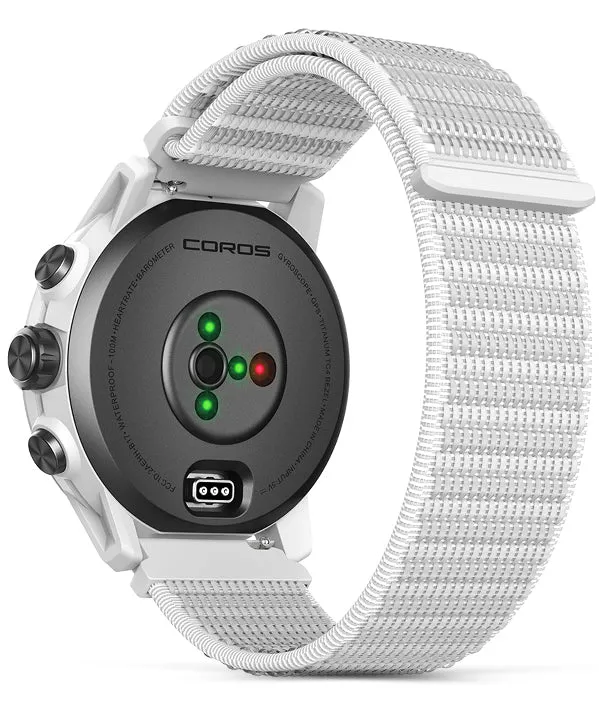 COROS APEX Pro Premium Multisport GPS White Watch with Accelerometer, Gyroscope and Compass