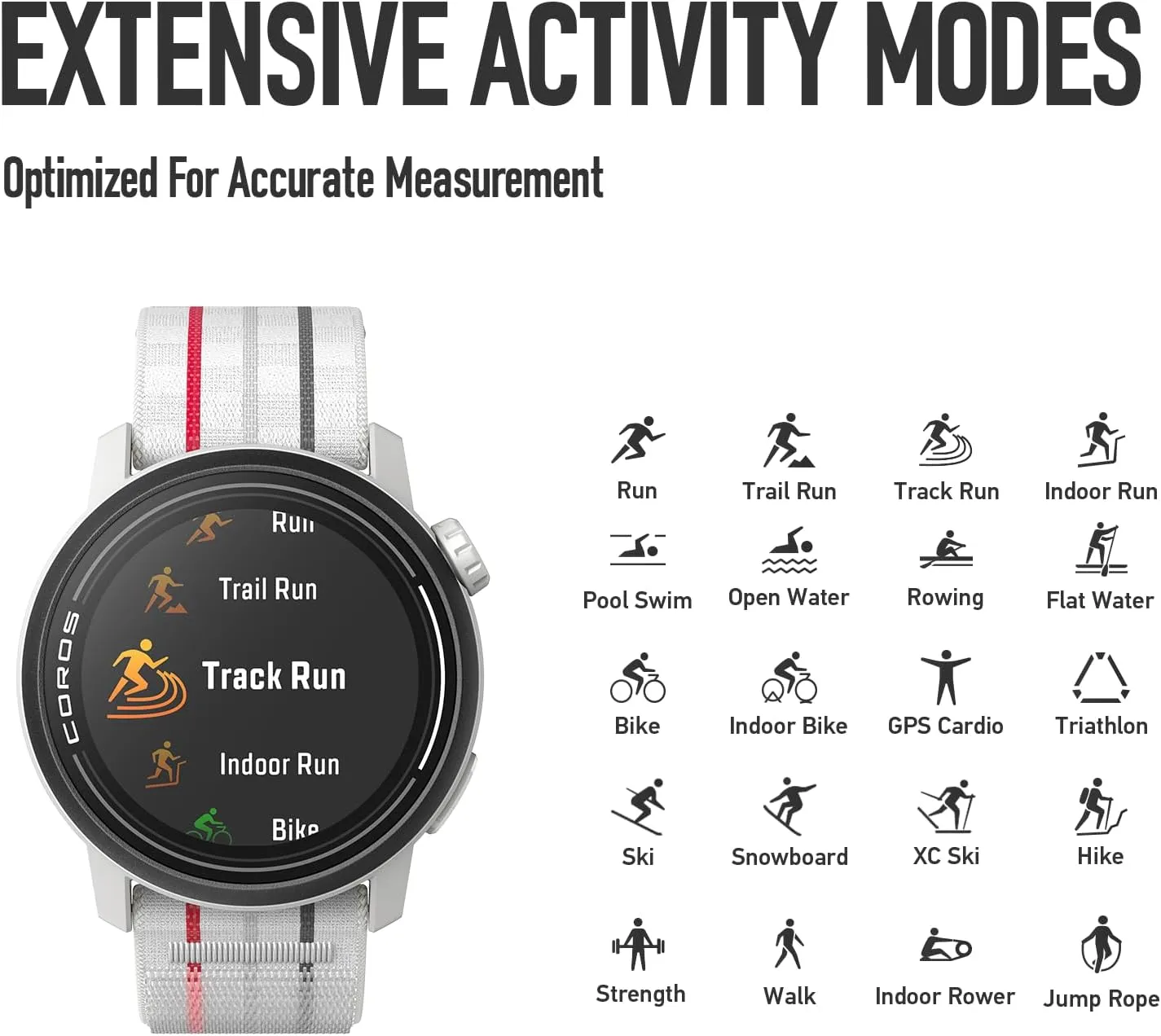 COROS PACE 3 Sport Watch GPS, Lightweight and Comfort, 17 Days Battery Life, Dual-Frequency GPS, Heart Rate, Navigation, Sleep Track, Training Plan, Run, Bike, and Ski (Black Silicone)