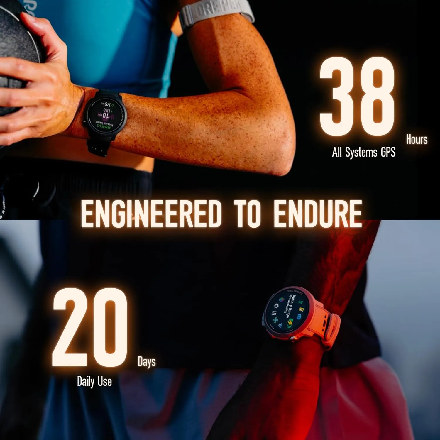 COROS PACE Pro GPS SPORT WATCH, 1.3-inch AMOLED Touchscreen, Fastest in Class Processor Running Watch, 20 days Battery Life, Navigation with Global Offline Maps, Sleep Tracking, Running, Cycling- Blue