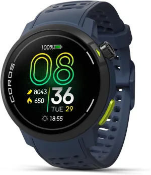 COROS PACE Pro GPS SPORT WATCH, 1.3-inch AMOLED Touchscreen, Fastest in Class Processor Running Watch, 20 days Battery Life, Navigation with Global Offline Maps, Sleep Tracking, Running, Cycling- Blue