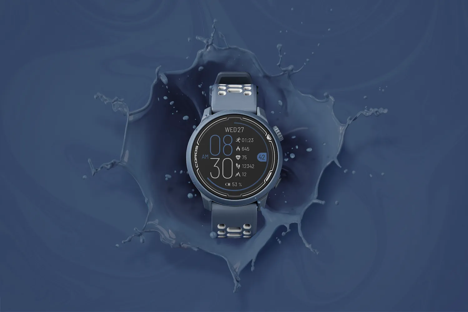 Coros Watch Pace 2 Premium GPS Sport Blue Steel