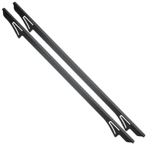 Countertop Oven Gap Filler For Kitchen Between Stove Edge and Counter Made With Stainless Steel (Black 25 inch)