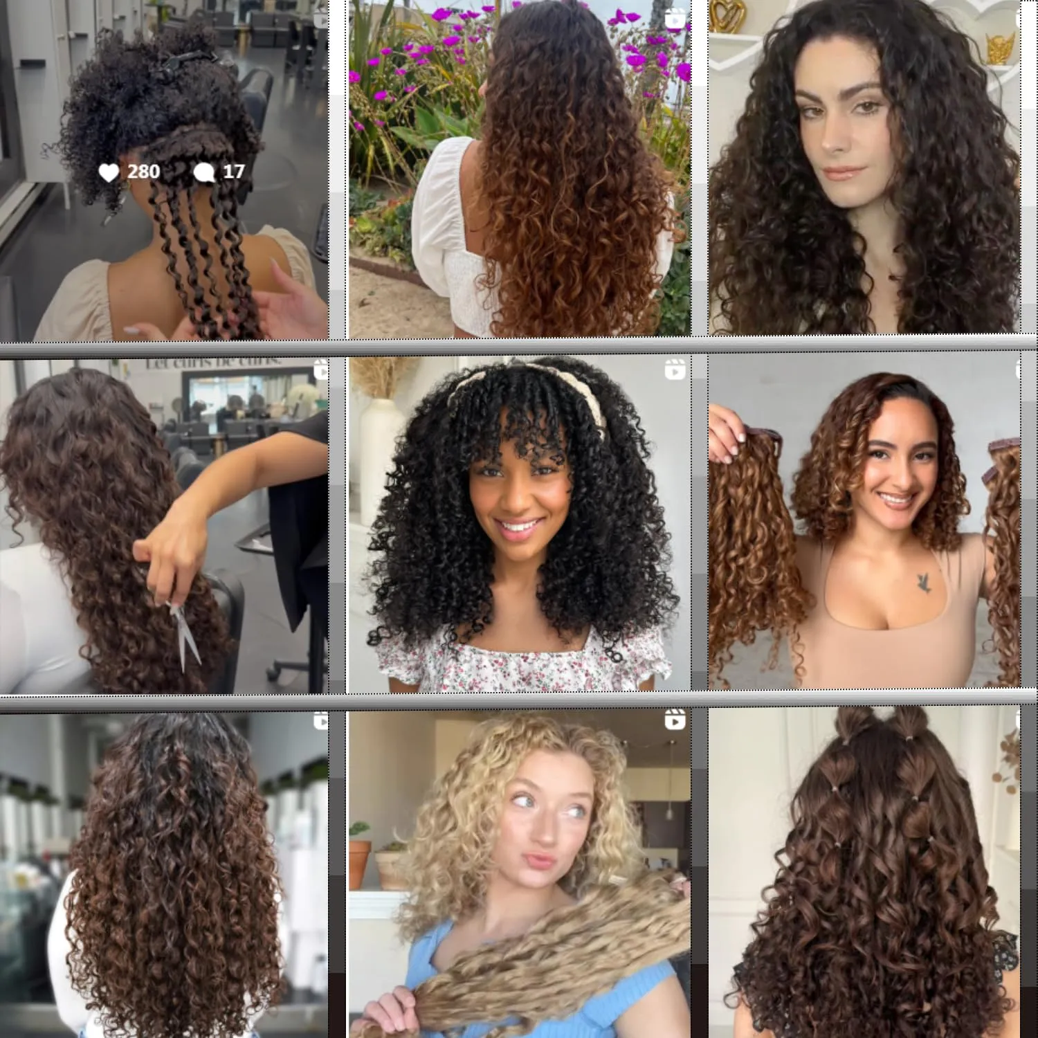 Curly Hair Extensions Invisible Wire Hair Extensions with Transparent Wire Adjustable Size 3 Secure Clips Long deep Secret Synthetic Curly Braiding hair