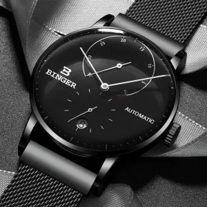 Curved Glass Business Fashion Men's Watch
