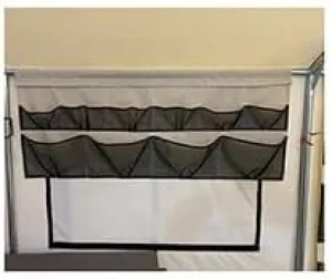 Davis Tent® Hanging Tent Organizer, Multi-Pocket Storage for Camping Gear, Clothes & Accessories, Heavy-Duty Fabric, Easy to Install, Compatible with Canvas Tents & Outdoor Shelters
