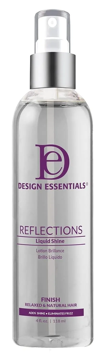 Design Essentials Reflections Liquid Shine Humidity-Resistant Hair Polish Spray, 4 Ounce