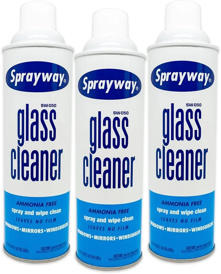 Detail King Sprayway Streak Free Glass Cleaner Spray (3 Pack)