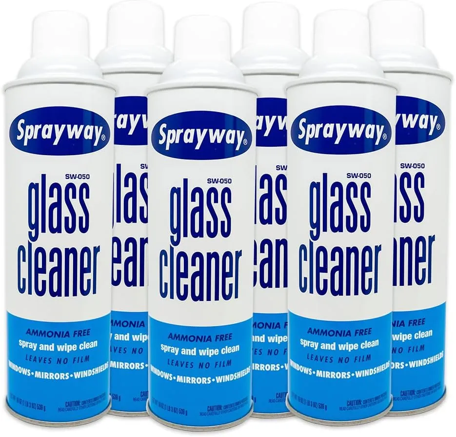 Detail King Sprayway Streak Free Glass Cleaner Spray (6 Pack)