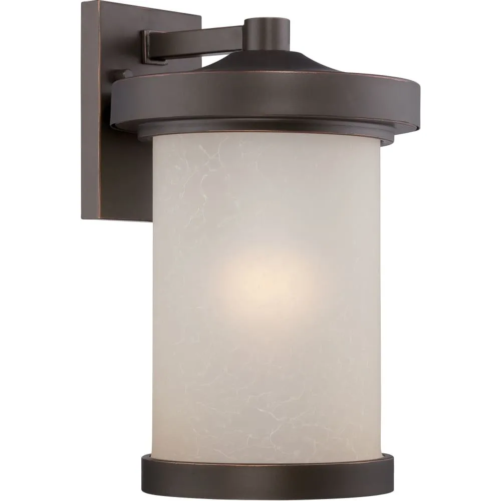 Diego Mahogany Bronze LED Outdoor Wall Lantern