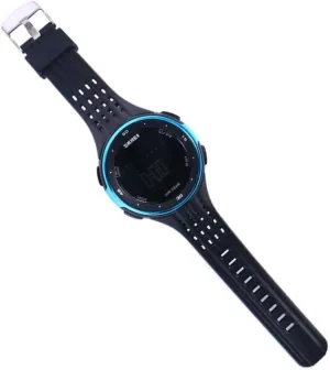 Digital Wristwatch for Men Waterproof Sports Watch Pedometer Night Light Alarm Stainless Steel Back