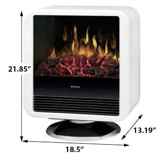 Dimplex Cube White Freestanding Electric Stove