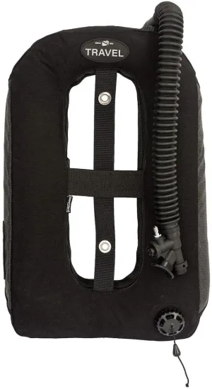 Dive Rite Travel Wing 16" Inflator with Pull Dump Black