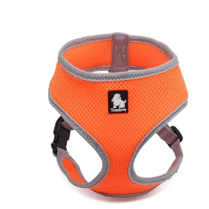 Dog Harness with Steel D Ring - Orange, L