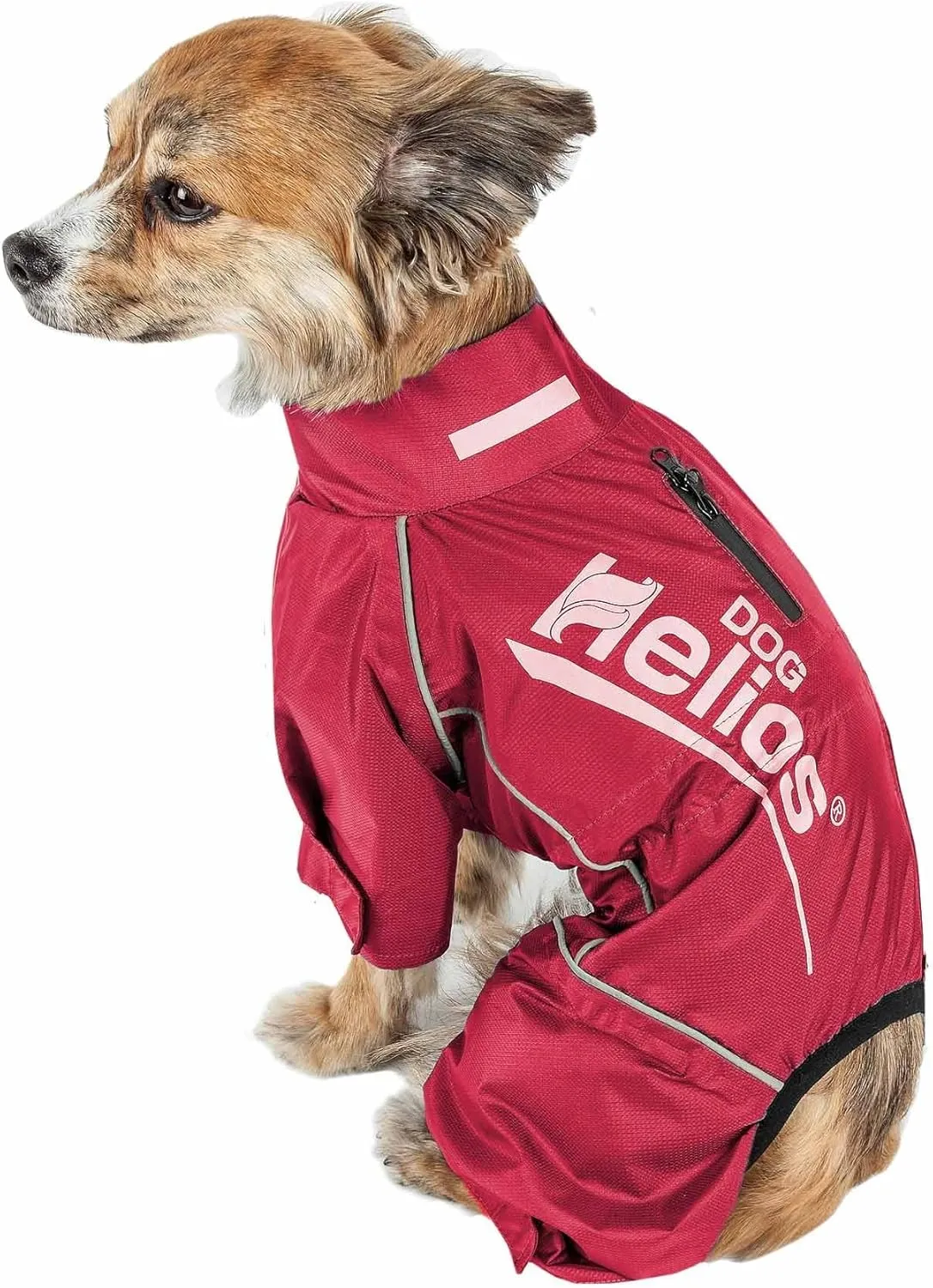 Dog Helios ® 'Hurricanine' Waterproof and Reflective Full Body Dog Coat - Pet Jacket Features Heat Retention and Blackshark Technology - This Dog Jacket Features Adjustable Sleeves and Waist
