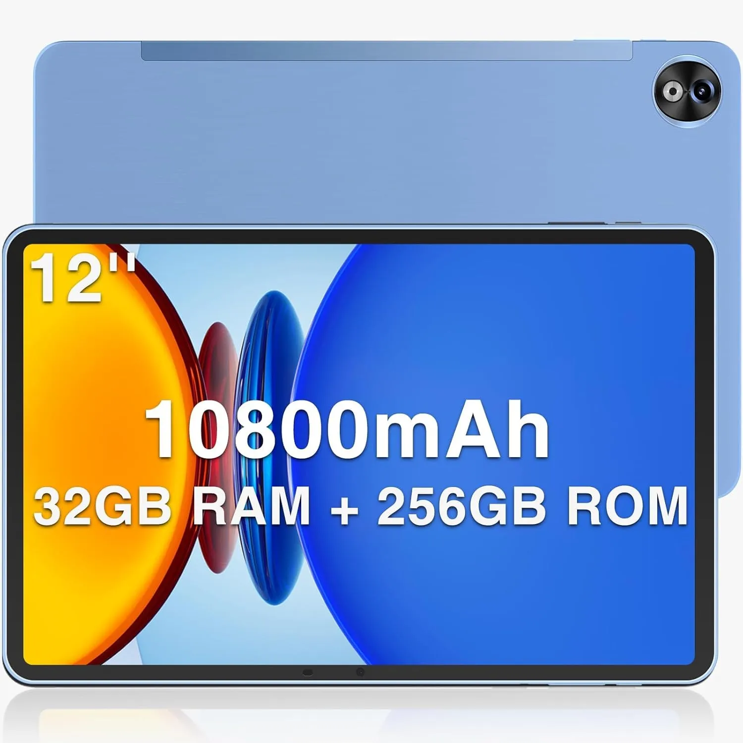 DOOGEE T20 Ultra Tablet 12 Inch, 10800mAh, 32GB 256GB ROM/2TB TF, Helio G99 Octa-Core Android Gaming Tablets 2.4K, 16MP Camera, 4 Hi-Res Speakers, 5G WiFi/GMS/GPS Blue