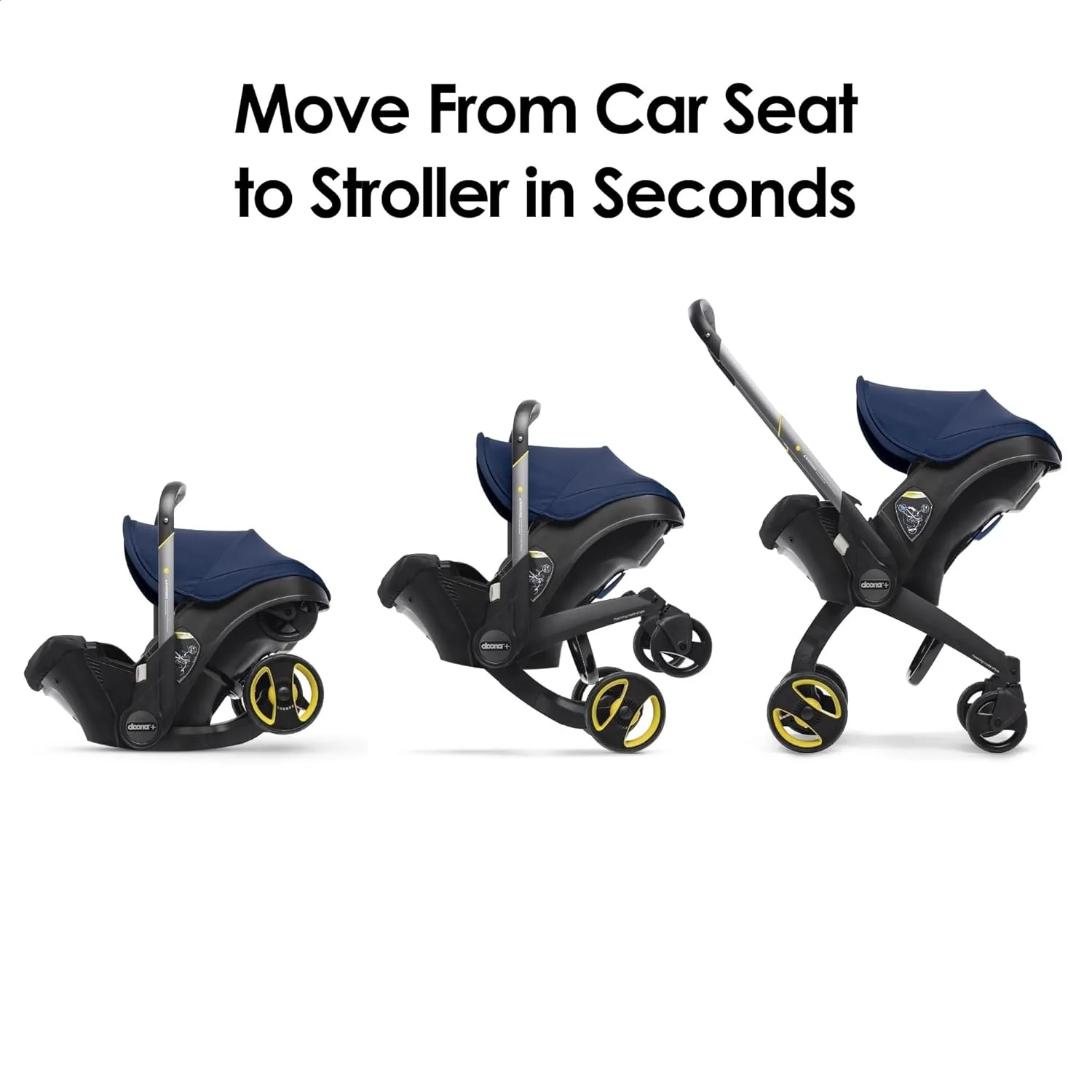 Doona Car Seat & Stroller, Royal Blue - All-in-One Travel System