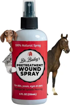 DR. BAILEY'S Miracle Animal Spray - 8 OZ Hot Spot Treatment for Dogs Spray | for Skin, Paws, Eyes & Ears | Skin Irritation Treatment | Anti Itch