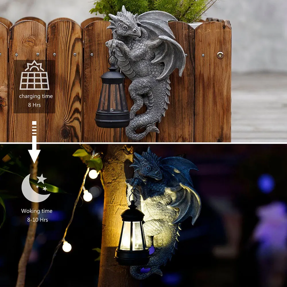 Dragon Tree Hugger Solar Garden Light