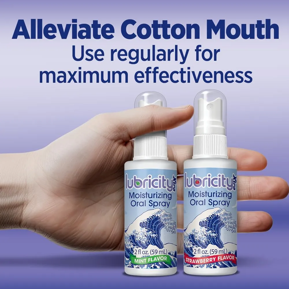 Dry Mouth Spray - Advanced Formula - Hyaluronic Acid and Xylitol, Saliva Substitute Moisturizing Oral Spray, The Most Satisfactory Solution in Dry Mouth Products (2 Fl. Oz., Strawberry)