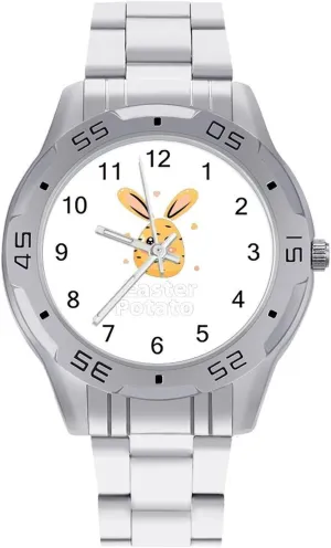 Easter Potato Simple Stainless Steel Band Business Watch Dress Wrist Unique Luxury Work Casual Waterproof Watches