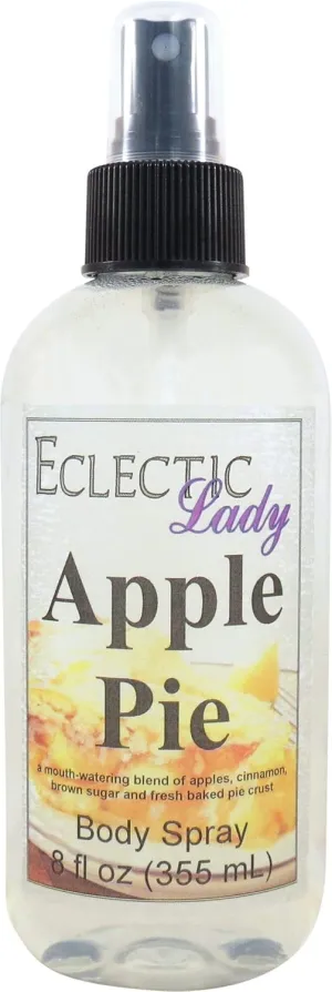 Eclectic Lady Apple Pie Body Spray, 8 ounces, Body Mist for Women with Clean, Light & Gentle Fragrance, Cologne with Soft, Subtle Aroma For Daily Use