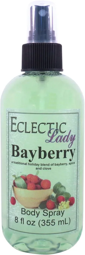 Eclectic Lady Bayberry Body Spray, 8 ounces, Body Mist for Women with Clean, Light & Gentle Fragrance, Cologne with Soft, Subtle Aroma For Daily Use