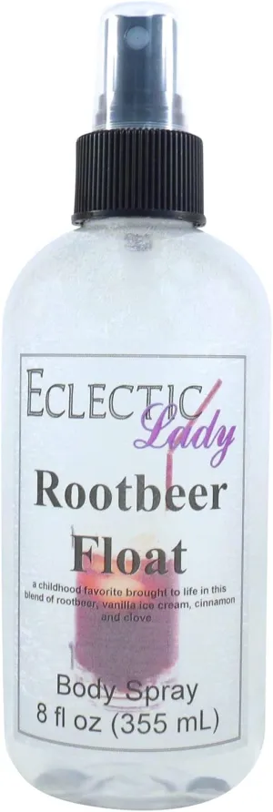 Eclectic Lady Rootbeer Float Body Spray, 8 ounces, Body Mist for Women with Clean, Light & Gentle Fragrance, Cologne with Soft, Subtle Aroma For Daily Use
