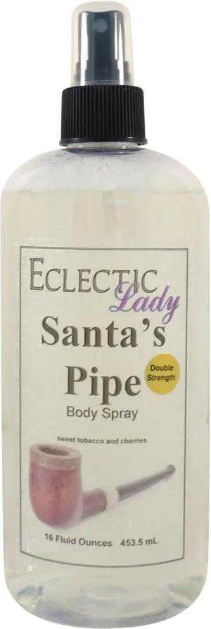 Eclectic Lady Santa's Pipe Body Spray, Double Strength, 16 ounces, Body Mist for Women with Clean, Light & Gentle Fragrance, Cologne with Soft, Subtle Aroma For Daily Use