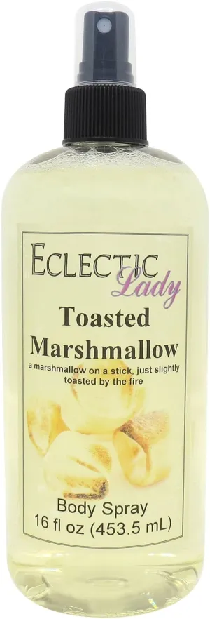 Eclectic Lady Toasted Marshmallow Body Spray, 16 ounces, Body Mist for Women with Clean, Light & Gentle Fragrance, Cologne with Soft, Subtle Aroma For Daily Use