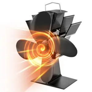 EcoFan™ | Heat-Powered 5-Blade Stove Fan