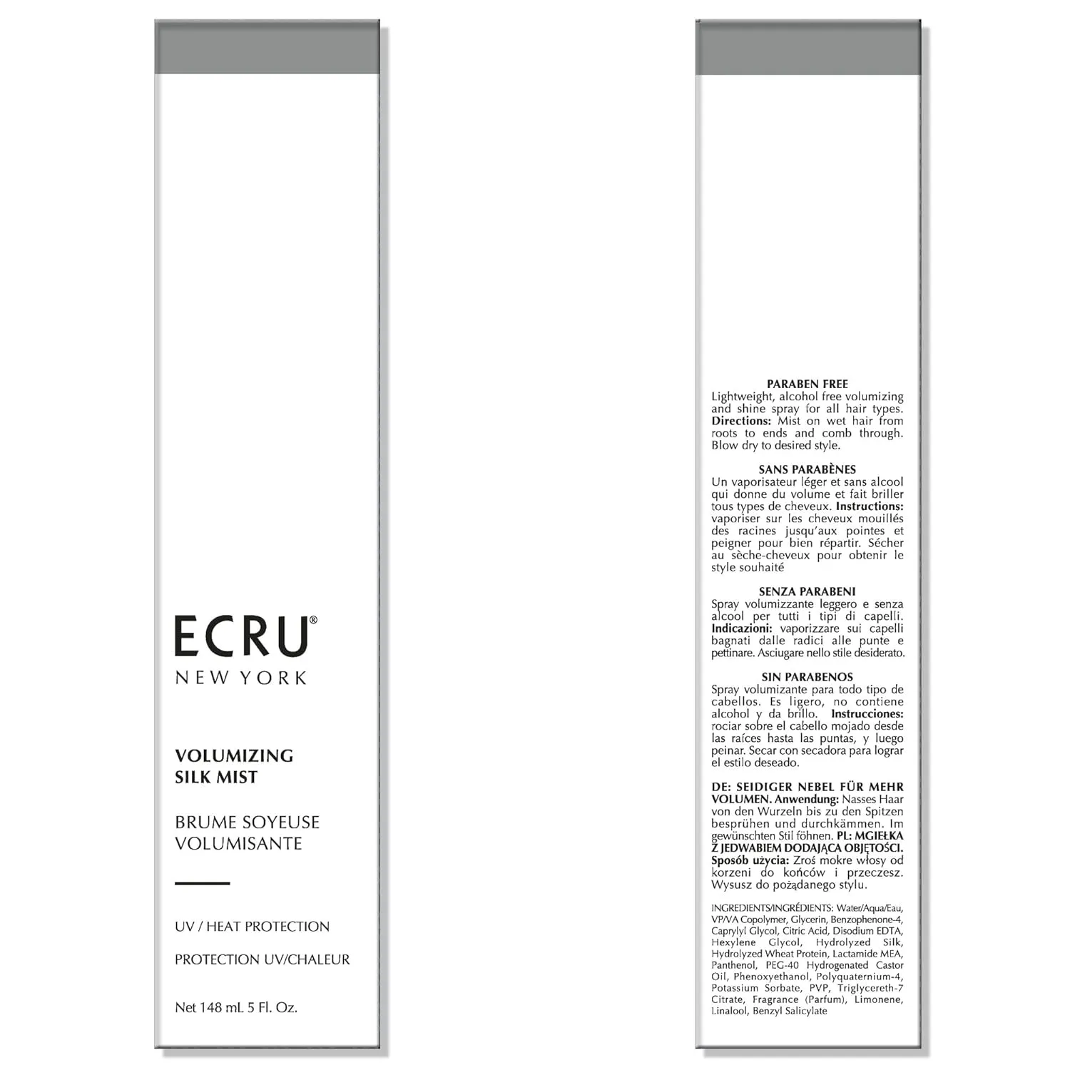 ECRU New York Volumizing Silk Mist, Texturizing Spray, Hair Shine Spray, Volumizing Hair Products, 5oz