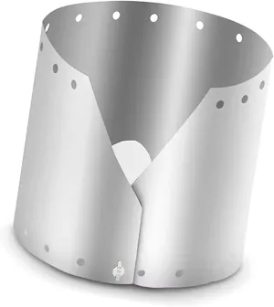 Efficient Windproofed Camp Stove Plate High Performances Winds Protecting Plate Hiking Cooking Equipment