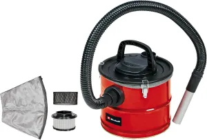 Einhell Ash-piston TC-AV 1718 D Fireplace Vacuum (1200 watts, suction power 170 mbar, 18 L large steel container with quick releases, fine dust pre-filter, pleated filter)