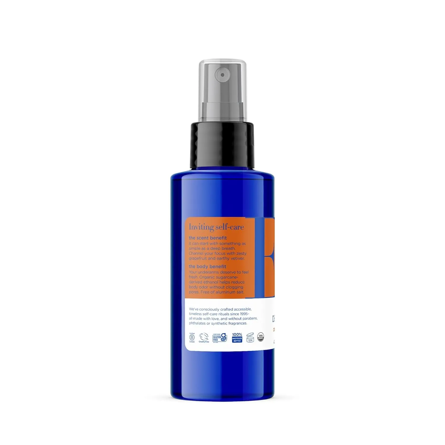 EO Organic Deodorant Spray, 4 Ounce (Pack of 3), Citrus, Organic Plant-Based, Botanical Extracts