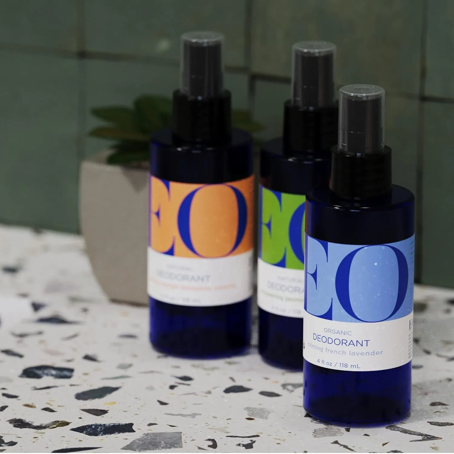 EO Organic Deodorant Spray, 4 Ounce (Pack of 3), Citrus, Organic Plant-Based, Botanical Extracts