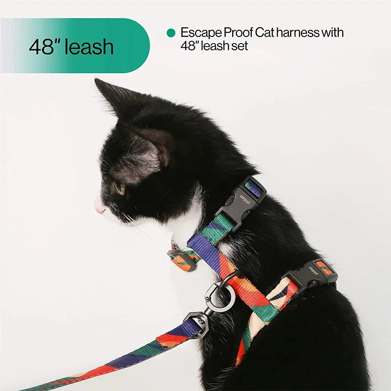 Escape-Proof Cat Harness & Leash Set – Adjustable Lightweight Safety Vest for Small & Large Cats