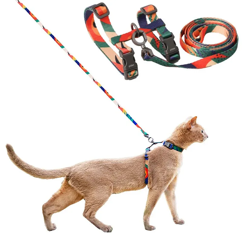 Escape-Proof Cat Harness & Leash Set – Adjustable Lightweight Safety Vest for Small & Large Cats