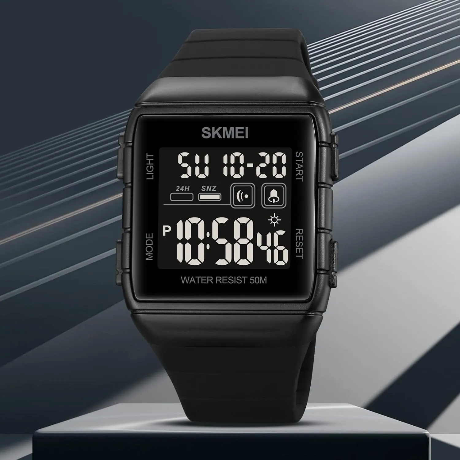 FANMIS Mens Fashion Military Multifunction Digital Watches 50M Water Resistant Electronic LED Backlight Sports Watch Unisex Outdoor Sport Watch