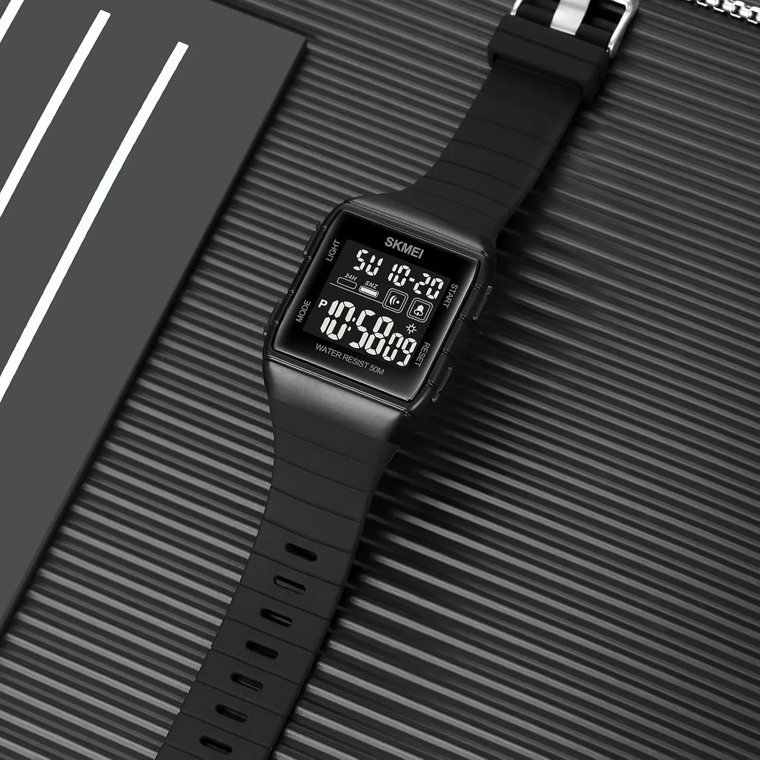 FANMIS Mens Fashion Military Multifunction Digital Watches 50M Water Resistant Electronic LED Backlight Sports Watch Unisex Outdoor Sport Watch