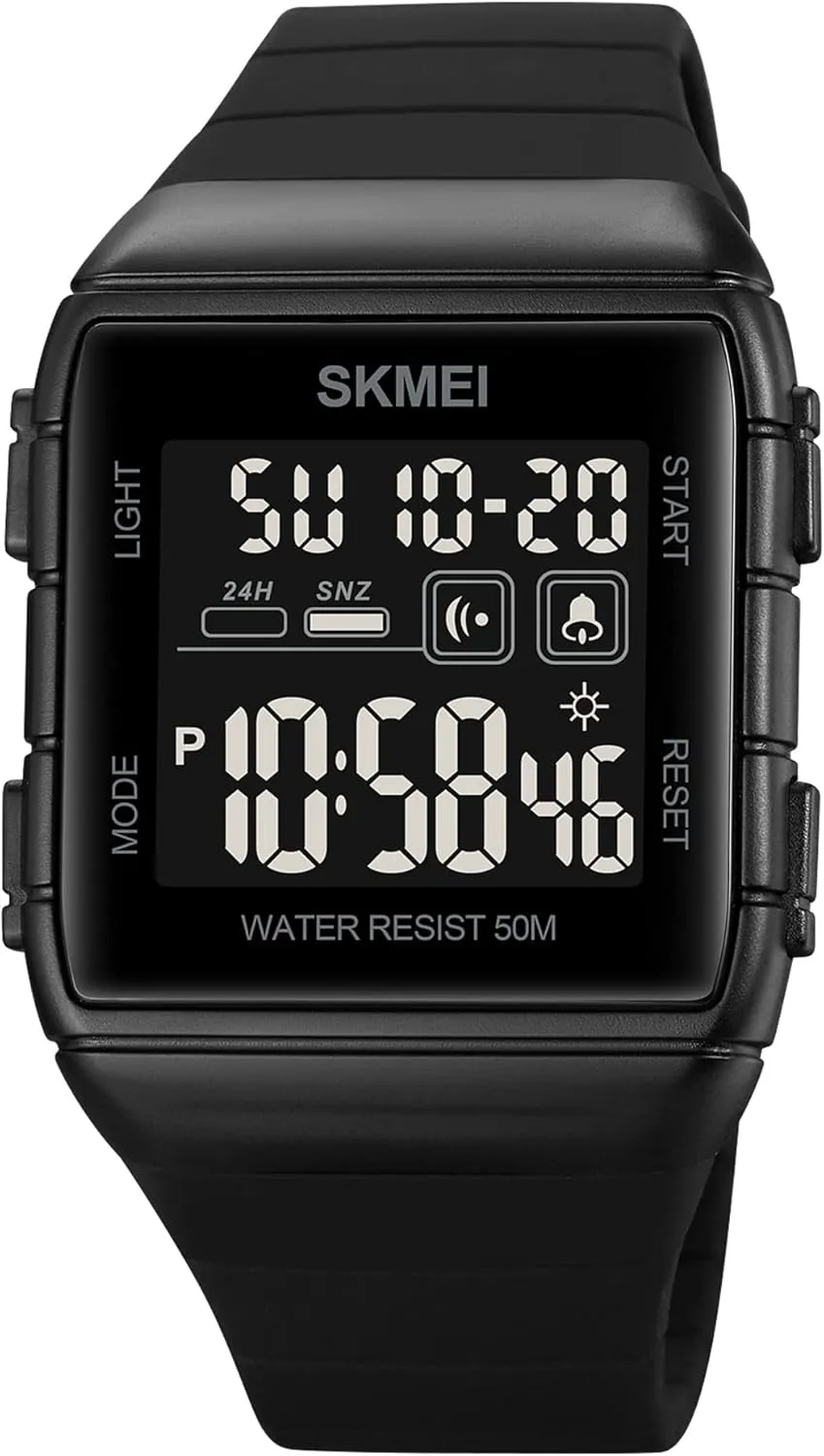 FANMIS Mens Fashion Military Multifunction Digital Watches 50M Water Resistant Electronic LED Backlight Sports Watch Unisex Outdoor Sport Watch