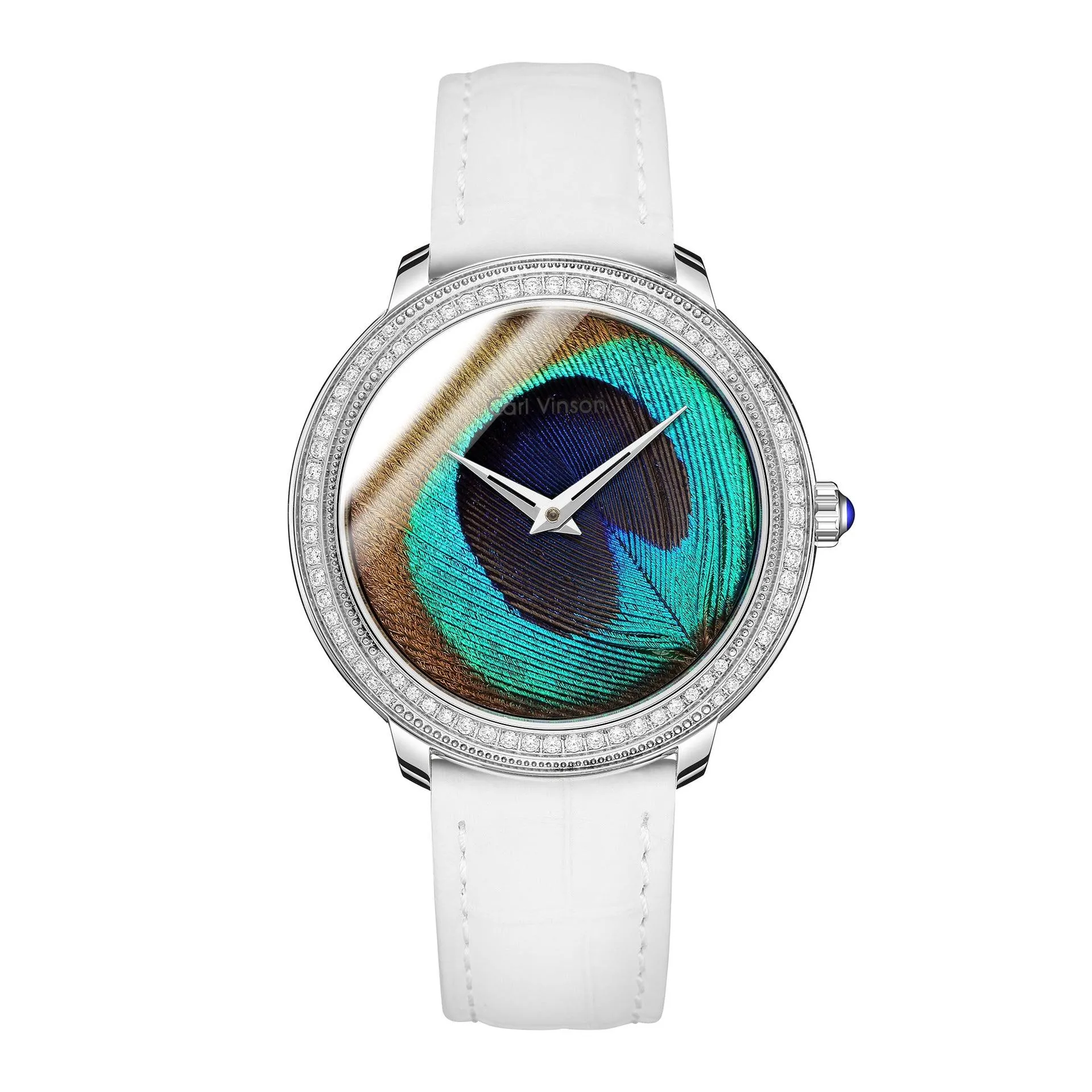 Feather Dial Waterproof Belt Watch