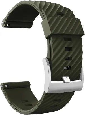 Fit For Suunto 7/Suunto 9 Replacement Wristband Soft Silicone Sports Watch Strap Fit For Suunto 9 Baro/9 Spartan/9 GPS 24mm Watch Band